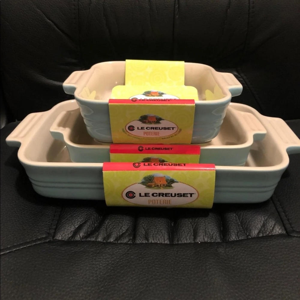 🎉Host pick🎉 Le Creuset Aqua Blue Dish Set